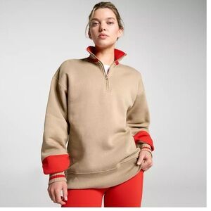 NEW DSG Women's Classic Fleece 1/2 Zip Pullover Sweatshirt